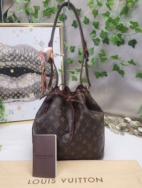 Authentic Louis VuittonMonogram Petit Noe With COA and Dust Bag